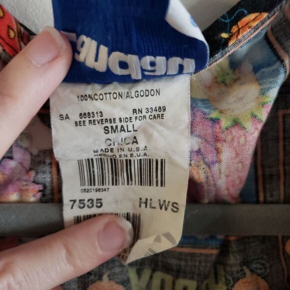 LANDAU HALLOWEEN SCRUB JACKET SIZE SMALL - Picture 6 of 7